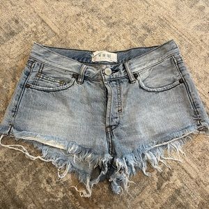 Free People We The Free denim shorts